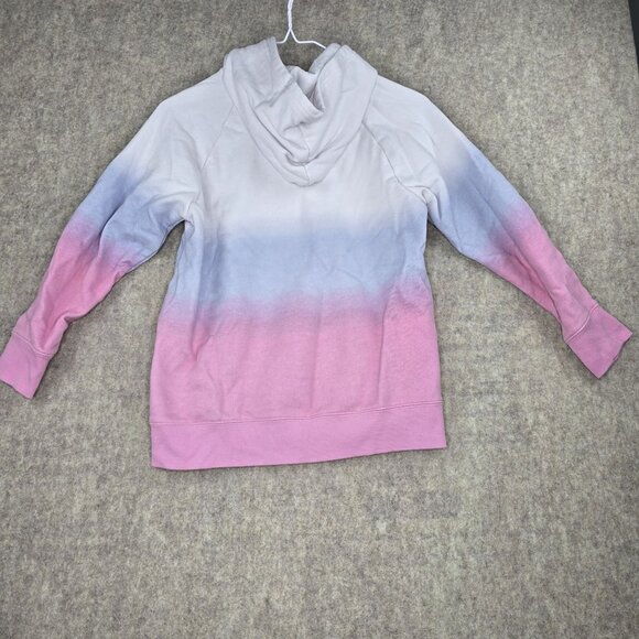Champion Womens Hoodie Pink/Blue Ombre XL Cotton Blend Pullover Logo Graphic - Picture 2 of 5